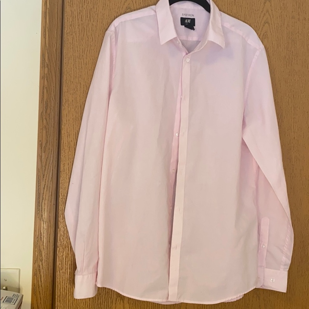 Pastel Pink Button Down